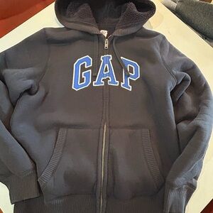 Vintage GAP Dark Blue Zip-Up Hoodie